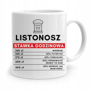 Kubek Prezent Dla Listonosza Stawka Godzinowa