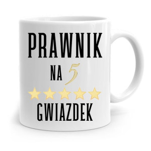 Kubek Dla Prawnika Prawnik Na 5 Gwiazdek Prezent