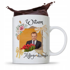 Kubek Donald Tusk Po Platforma Miłego Dzionka