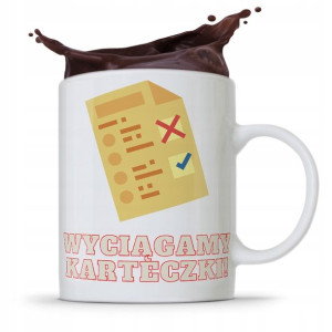 Kubek Dzień Nauczyciela Wyciągamy Karteczki!