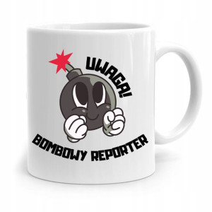 Kubek Dziennikarza Reportera Bombowy Reporter