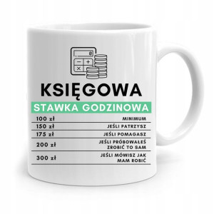 Kubek Księgowej Księgowego Stawka Godzinowa