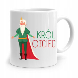 Kubek Na Dzień Ojca Dla Taty Król Ojciec Prezent