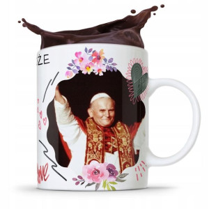 Kubek Fullprint Prezent Papież Jak Paweł Ii Papaj