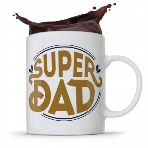 Kubek Na Dzień Ojca Dla Taty Super Dad Prezent