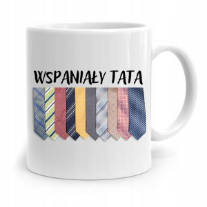 Kubek Na Dzień Ojca Dla Taty Wspaniały Tata
