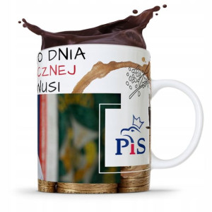 Kubek Politycy Mateusz Morawiecki Pis Podatki