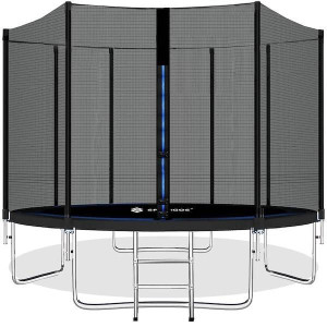 Trampolina ogrodowa dla dzieci 14 FT z siatką zewnętrzną 427-435cm