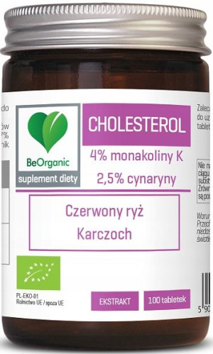 BeOrganic Cholesterol BIO x 100 tabl KARCZOCH