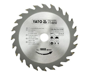 Yato Piła Tarczowa Widiowa 130x16mm 24-zęby 6050