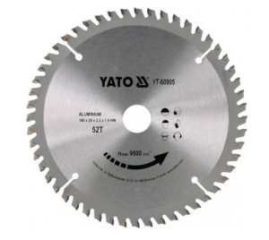 Yato Piła Tarczowa Do Aluminium 180 X 20mm 60-zębów 60907