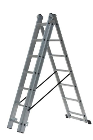 Awtools Drabina Aluminiowa 3x10 Stopni 150kg Adapatacja Na Schody