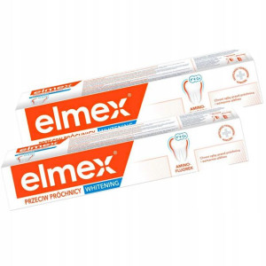 2x Elmex Pasta Zębów przeciw Próchnicy Wybielająca