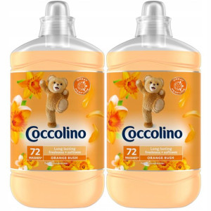 2x Coccolino Orange Rush Płyn Płukania Tkanin 1,8l