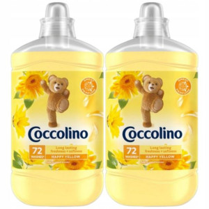 2x Coccolino Happy Yellow Płyn Płukania Tkanin 1,8