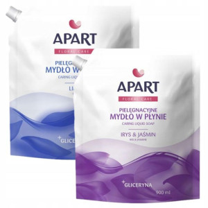 2x Apart Mydło w Płynie z Gliceryną Zapas 900 ml