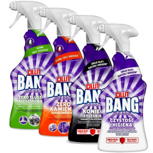 4x Cillit Bang Spray Zestaw do Sprzątania 750 ml