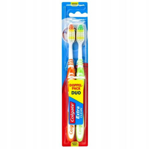 Colgate Extra Clean Szczoteczka Zębów Średnia 2szt
