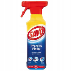 Savo Spray Przeciw Pleśni Usuwa Pleśń Grzyby 500ml