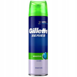 Gillette Żel do Golenia Sensitive Aloes 200ml