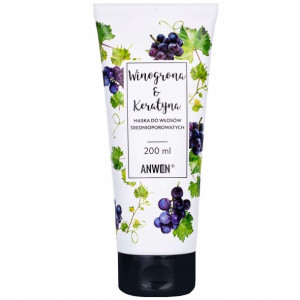 Anwen Maska do Włosów Winogrona i Keratyna 200ml