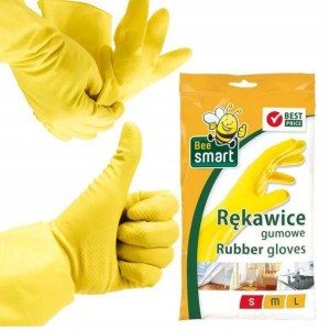 Paclan Bee Smart Rękawice Gumowe Mocne S 1szt