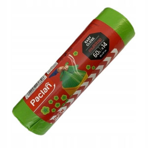 Paclan Worki Śmieci Zapachowe Zawiązywane 60l 14x