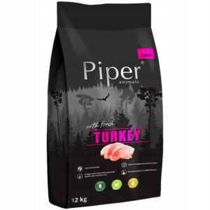 Piper Pies Sucha Karma dla Psa z Indykiem 12kg