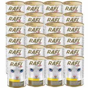 24x Rafi Cat Mokra Karma dla Kota 415g