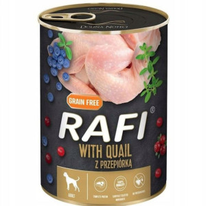 Rafi Mokra Karma dla Dorosłego Psa Przepiórką 800g
