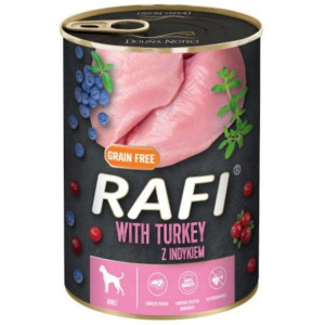 Rafi Mokra Karma dla Dorosłego Psa z Indykiem 800g