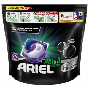 Ariel Allin1 Black Kapsułki Prania Czarnego 36szt