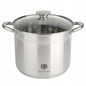 Garnek Ze Stali Nierdzewnej 9l 24cm Duży