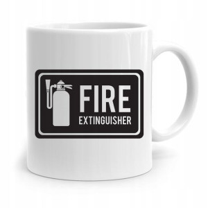 Kubek Prezent Dla Strażaka Fire Extinguisher