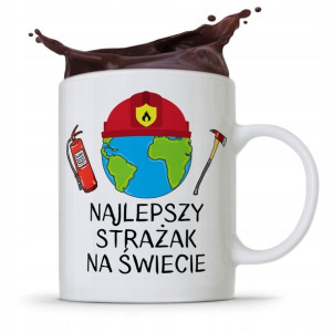 Kubek Prezent Dla Strażaka Najlepszy Na Świecie
