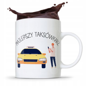 Kubek Prezent Dla Taksówkarza Najlepszy Taksówkarz