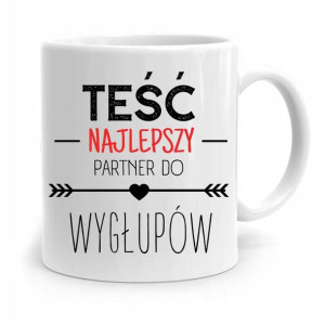 Kubek Prezent Dla Teścia Taty Najlepszy Partner