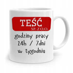 Kubek Prezent Dla Teścia Taty Teść Sp. Z O.o.