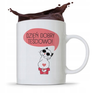 Kubek Prezent Dla Teściowej Dzień Dobry Prezent