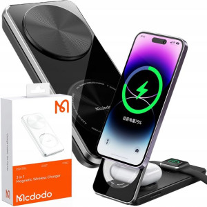 Mcdodo Stacja Dokująca 3w1 Qi Iphone Airpods Watch