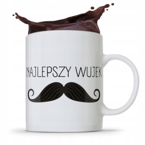 Kubek Prezent Dla Wujka Najlepszy Wujek Wąsy