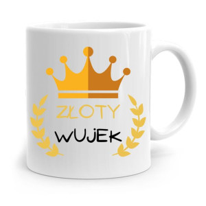 Kubek Prezent Dla Wujka Złoty Wujek
