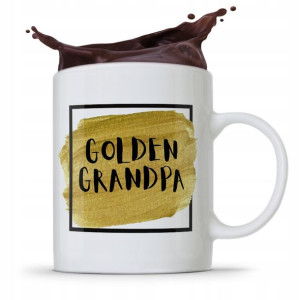 Kubek Prezent Dzień Dziadka Golden Grandpa