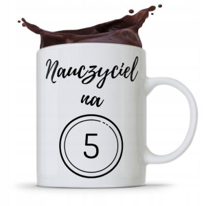 Kubek Prezent Dzień Nauczyciela Nauczyciel Na 5