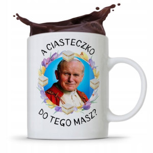 Kubek Prezent Jan Paweł Ii Papież Ciasteczko Masz?
