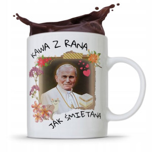 Kubek Prezent Jan Paweł Ii Papież Kawa Z Rana