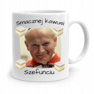 Kubek Prezent Jan Paweł Ii Papież Smacznej Kawusi