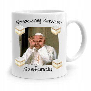 Kubek Prezent Jan Paweł Ii Papież Smacznej Kawusi
