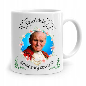 Kubek Prezent Jan Paweł Ii Papież Smacznej Kawusi