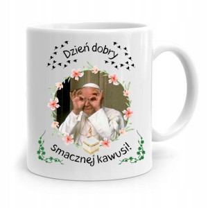 Kubek Prezent Jan Paweł Ii Papież Smacznej Kawusi